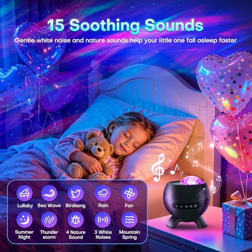 LED Light Gifts Home Decor Light Projector with 375 Effects