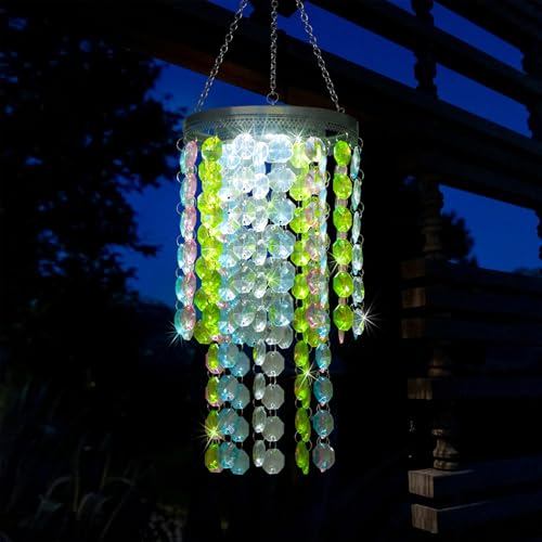 Hanging Solar Chandelier Light Outdoor Waterproof