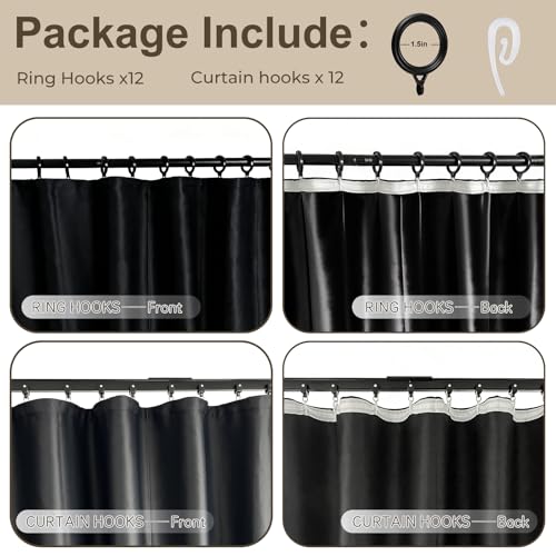 Room Divider Blackout Curtain Track Curtains Wall Dividers Panels Screen for Living Rooms Bedroom Office Privacy Partition Separation