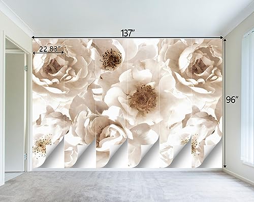 Floral wallpeper for Girls Bedroom Modern Flower Living Room wall Mural