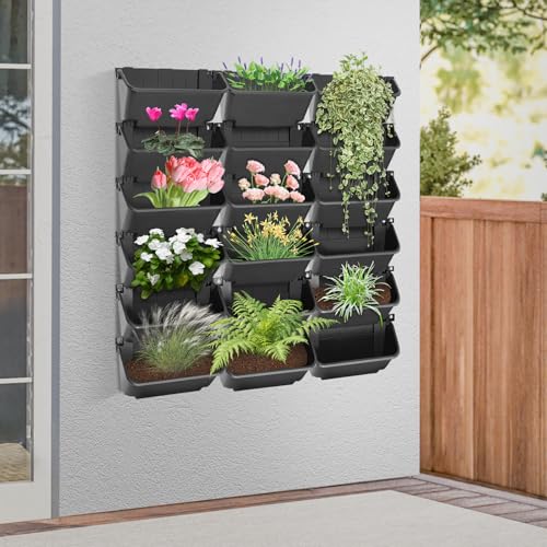 18Pcs Vertical Wall Planter
