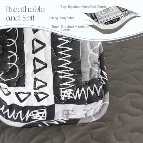 Reversible Boho Quilts Full Size Black