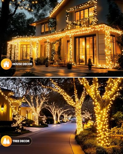 4 Pack Solar String Lights for Outside (4 Count)