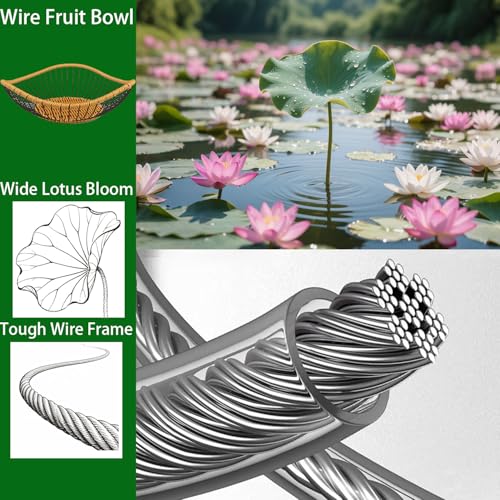 Vine Woven Iron Fruit Bowl