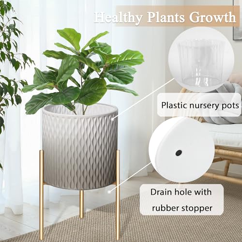 Plants Pots with Stand (2 Count)