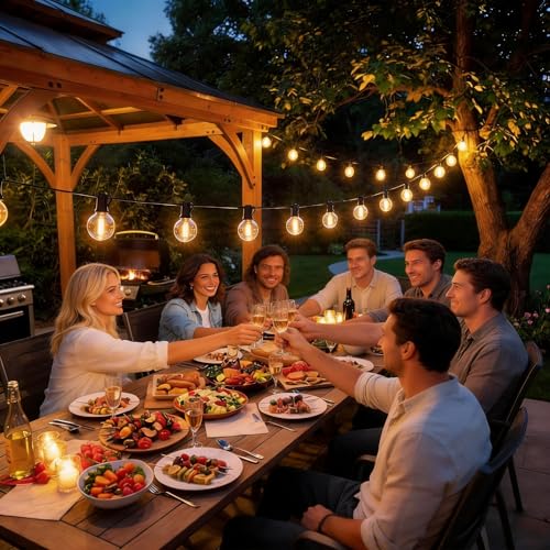 Outdoor String Lights 50ft (50 Foot)