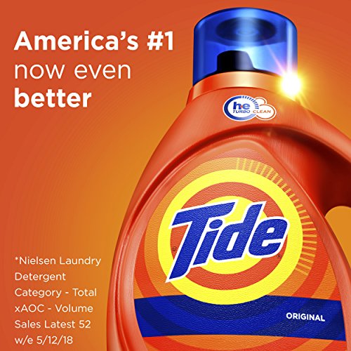Original Scent HE Turbo Clean Liquid Laundry Detergent 40 oz 25 loads (40 Fl Oz)