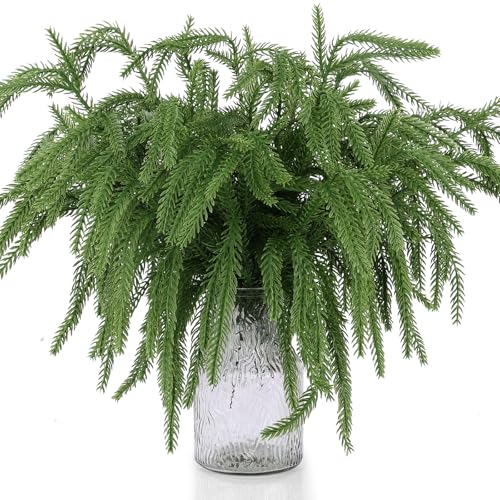 Christmas Norfolk Pine Picks Artificial Greenery Branches (50 Count)