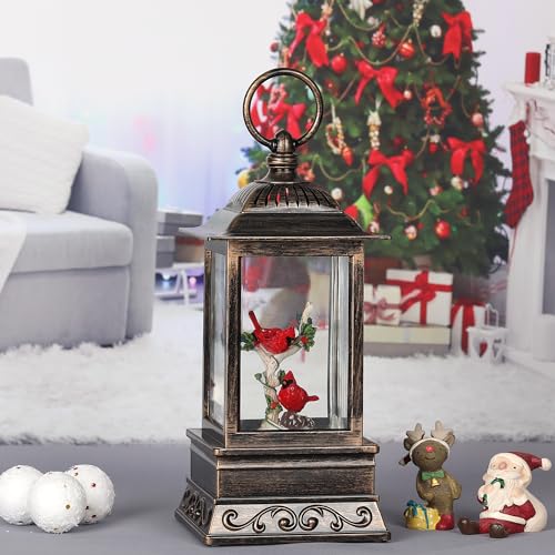 Cardinal Snow Globe