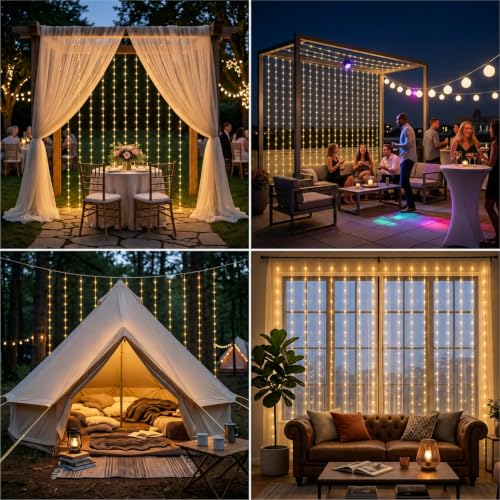 300LED Fairy Curtain Lights