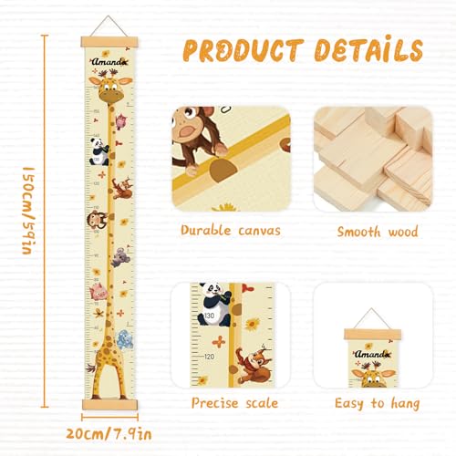 Customize Name Growth Chart Wall