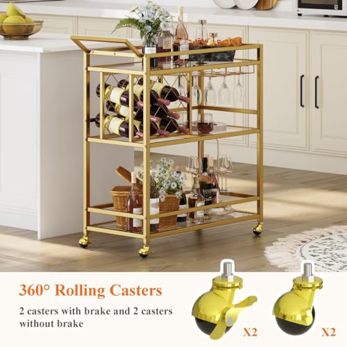 Bar Cart Gold