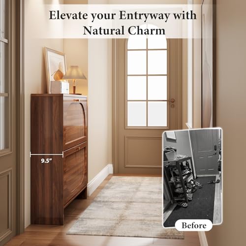 Arch Chic Shoe Cabinet for Entryway