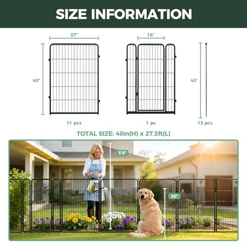 No Dig Garden Fence