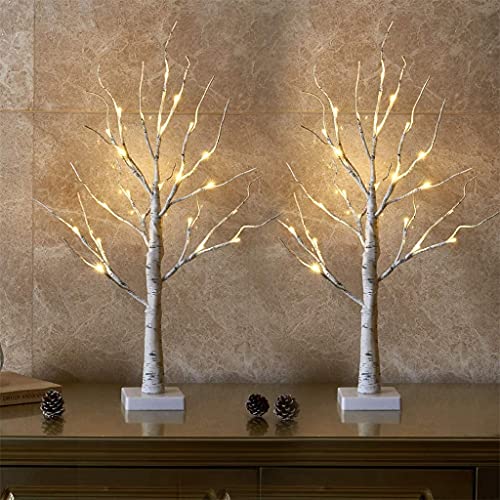 Lighted Birch Tree Home Decor (2 Count)