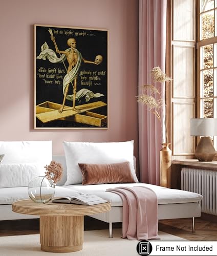 Vintage Allegory of Life and Death Poster