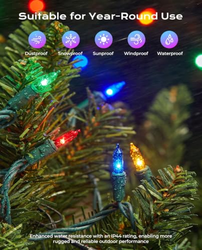 Multicolor Christmas String Lights (100 Count)