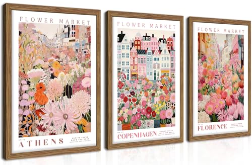 Floral Wall Art Set of 3 (3 Count)