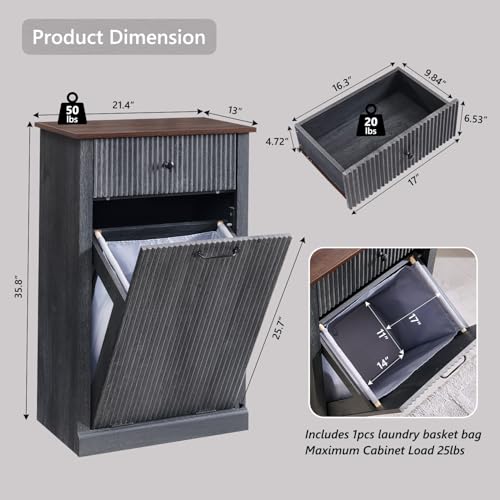 Tilt Out Trash Can Cabinet