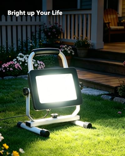 6000 Lumen LED Work Light with Stand