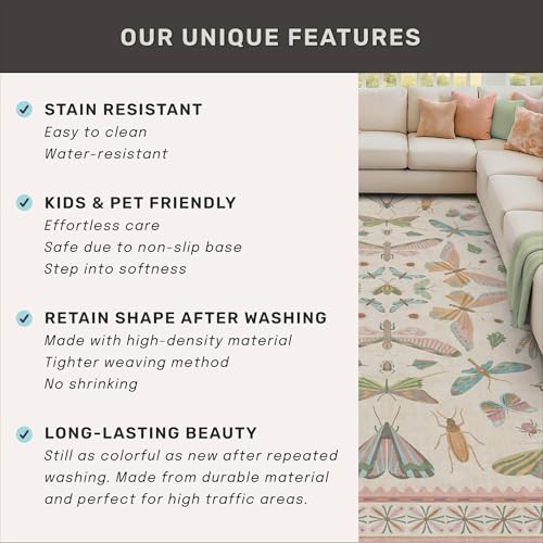 Light Pink Bathroom Rug (6 Sq Ft)