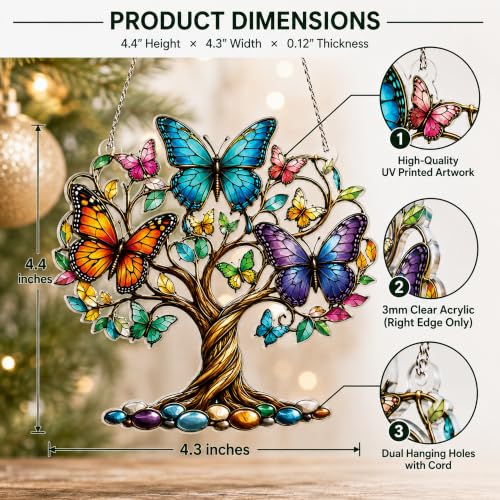 Butterfly Christmas Ornament 2026