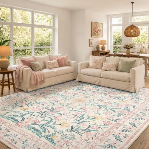 Machine Washable 10x14 Area Rugs (140 Sq Ft)