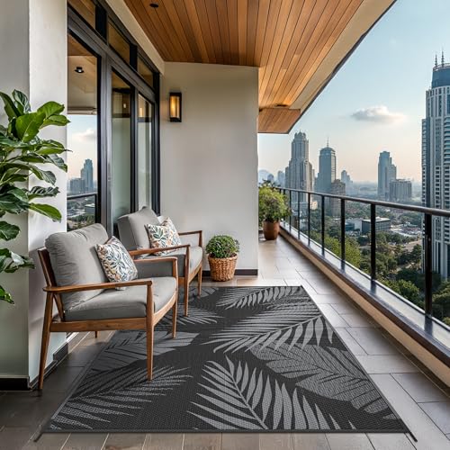 Outdoor Rug Waterproof Plastic Rugs for Patio (40 Sq Ft)