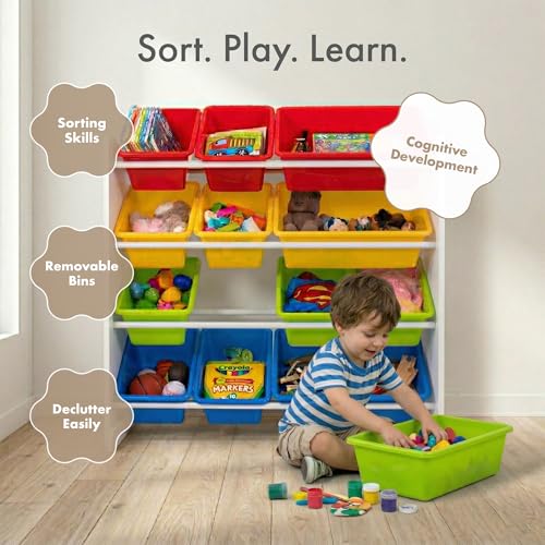 Kids Toy Organizer with 12 Bins