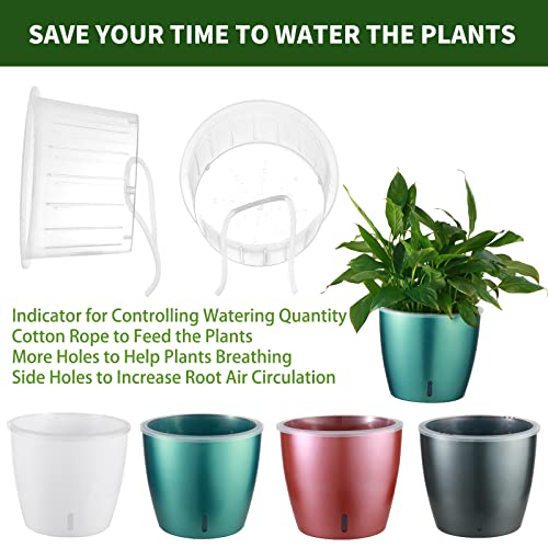 Self Watering Pots for Indoor Plants (12 Count)