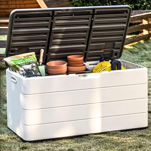 110 Gallon Lockable Resin Deck Box