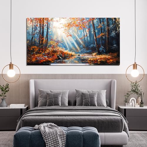 Botanical Wall Art Prints Forest Wall Art Decor For Living Room 20"X40"