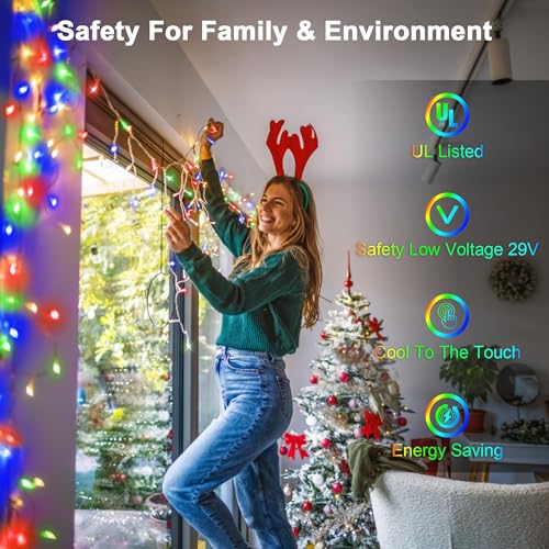 66FT 670 LED Christmas Lights 148 Ice Drops