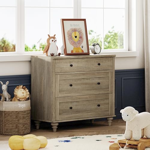 Baby Dresser for Bedroom with 3 Drawers