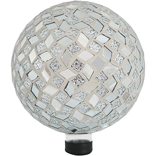 Sunnydaze 10" Mosaic Glass Gazing Ball for Garden