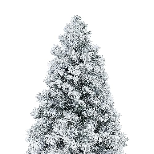 Skylar 6.5ft Snow Flocked Christmas Tree Prelit with 626 Branch Tips
