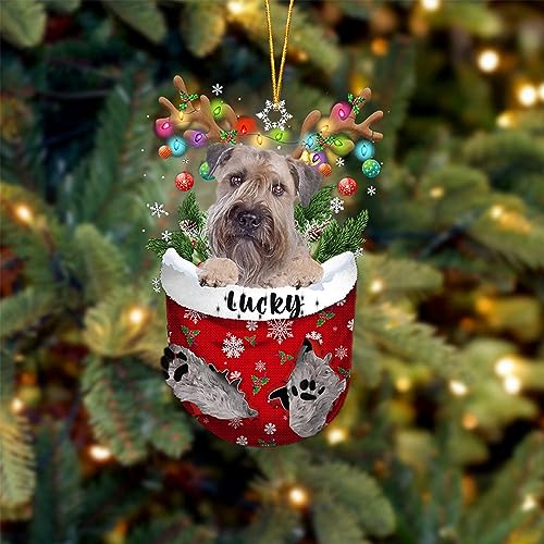 Wheaten Terrier Dog Christmas Ornament