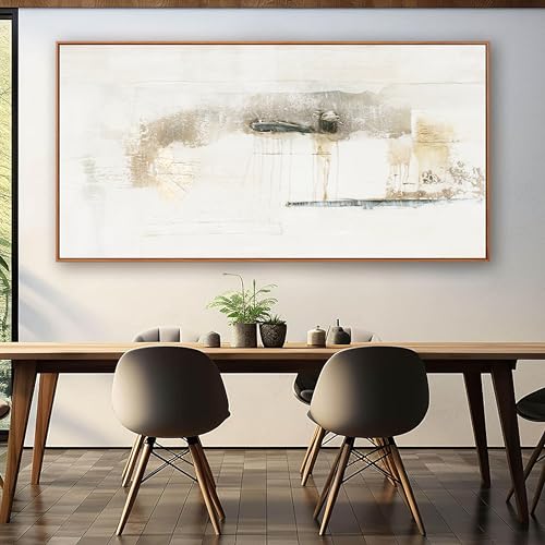 Multicolor Minimalist Graffiti Large Abstract Wall Art Decor 29"×58"