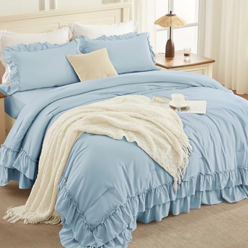 Ruffle Oversized Queen Comforter Set