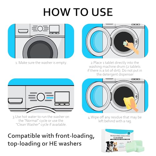 Washing Machine Cleaner 48 Pack (48 Count)