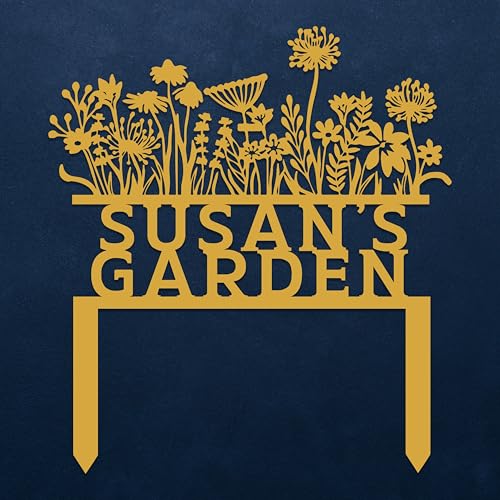 Custom Flowers Metal Garden Decor