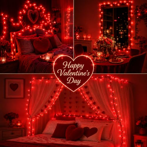 Red Christmas String Lights (500 Count)