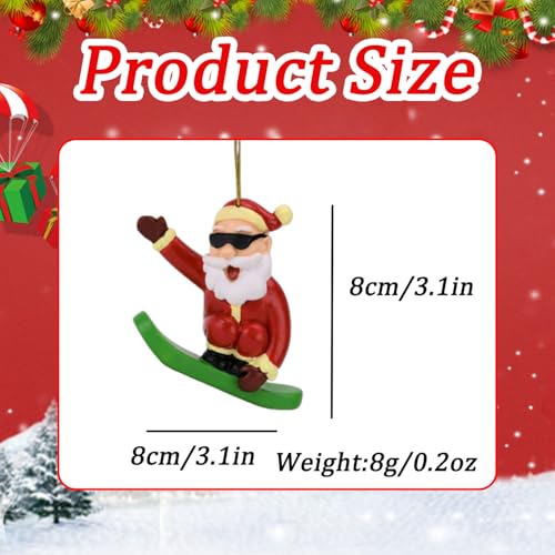 Santa Claus Christmas Hanging Ornaments Small Xmas Tree Decor 15 Pcs