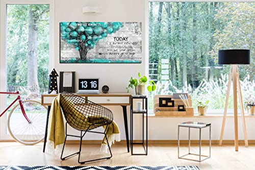 Teal Wall Decor For Office