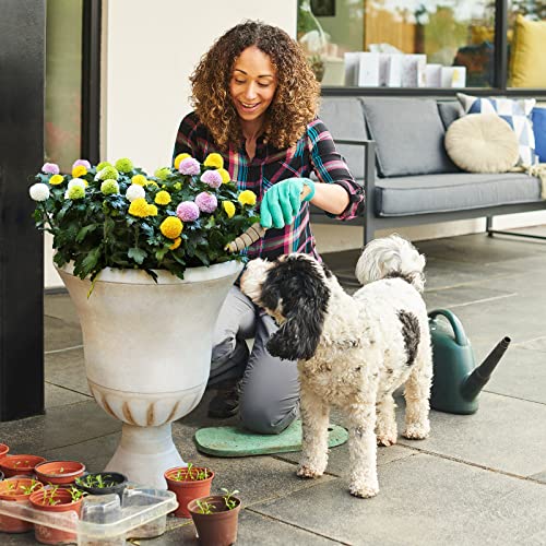 Garden Plastic Urn Planters for Outdoor Plants (2 Count)