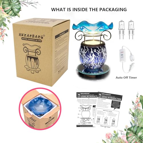 Electric Scented Wax Warmer with Auto Off Timer