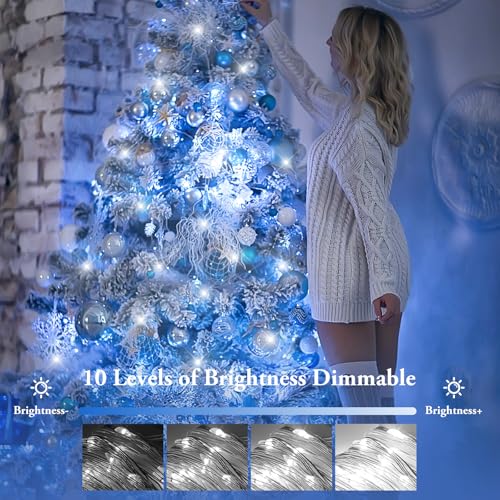 2 Pack White Fairy Lights Battery Operated (2 Count)