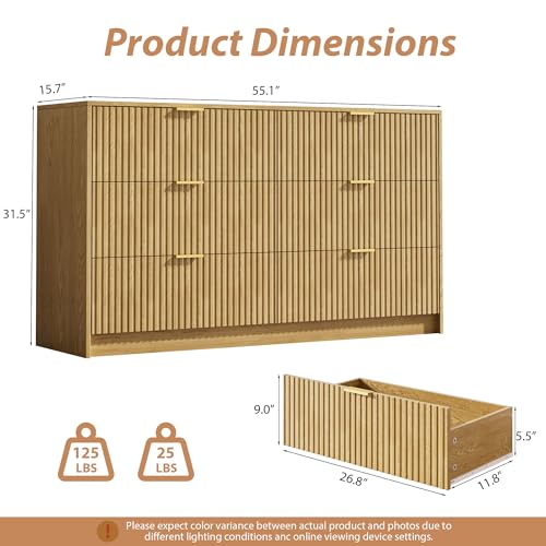 6 Drawer Dresser for Bedroom