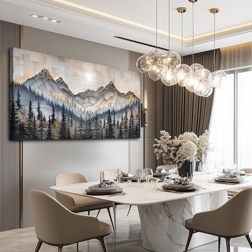 Large Wall Art For Bedroom Wall Decor For Living Room Modern Office Dining Room Decor Abstract Ink