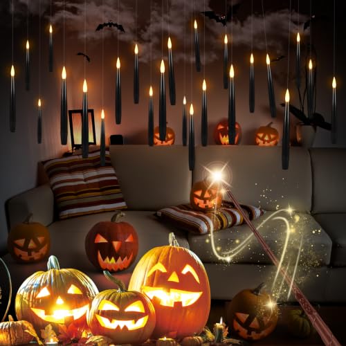 Floating Candles with Magic Wand Remote